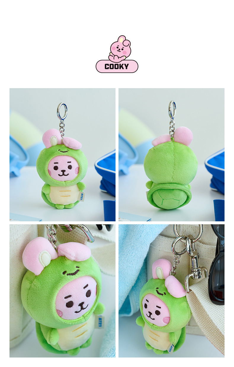 BT21海洋朋友系列毛绒钥匙扣可爱公仔挂件LINEFRIENDS玩偶娃娃礼品详情7