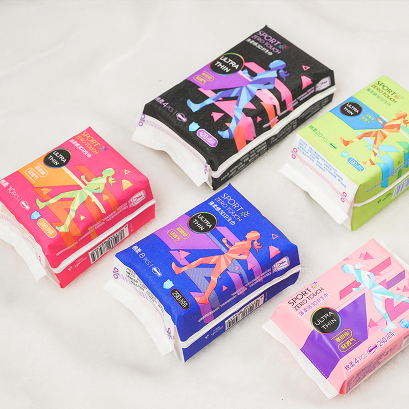 X茉奈儿薄柔3D日用夜用卫生巾日夜用生理期卫生棉轻薄舒适姨妈巾详情10