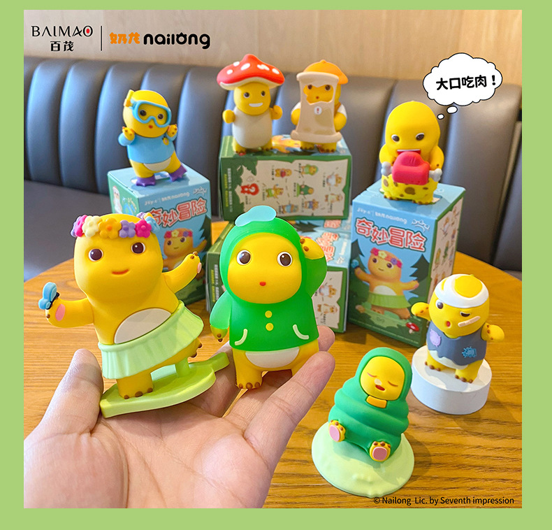 正版奶龙奇妙冒险系列潮玩公仔可爱动漫摆件玩具礼物手办盲盒批发详情14