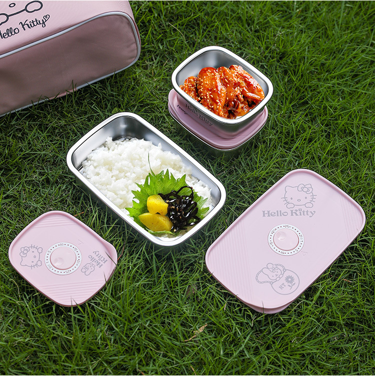 304不锈钢保鲜盒饭盒可爱卡通便当盒微波加热食品冰箱收纳盒带盖详情21