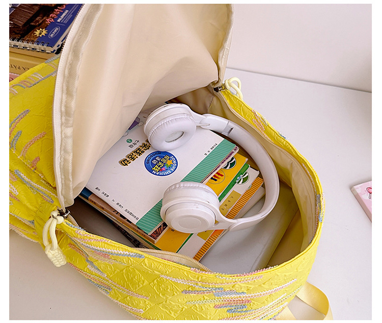 韩版书包高中生女高颜值可爱甜美背包女初中大学生电脑旅行双肩包详情31