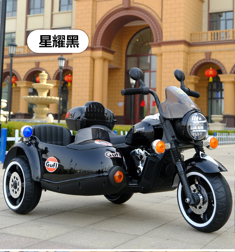 儿童电动摩托车宝宝三轮车小孩大号双人可坐大人充电玩具双驱童车详情7