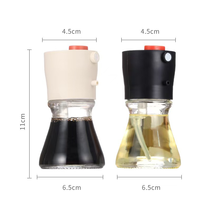 厨房不滴不挂防漏酱油壶玻璃定量调料罐80ML可控定量喷滴一体油壶详情8