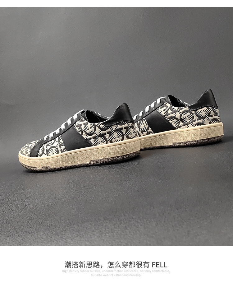 板鞋男款潮鞋真皮男生休闲鞋潮流百搭欧洲站男鞋轻奢高端男士单鞋详情13