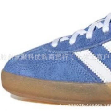 莆田德训鞋女鞋莆田高版本samba纯原百搭校园银色增高厚底红色小详情6