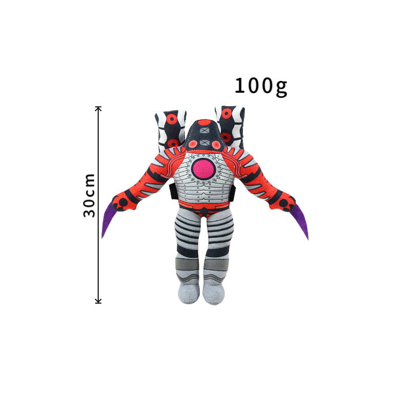 Cross-border bestseller skibiditoiletplush Toilet man parody plush toy doll Titan pic 10