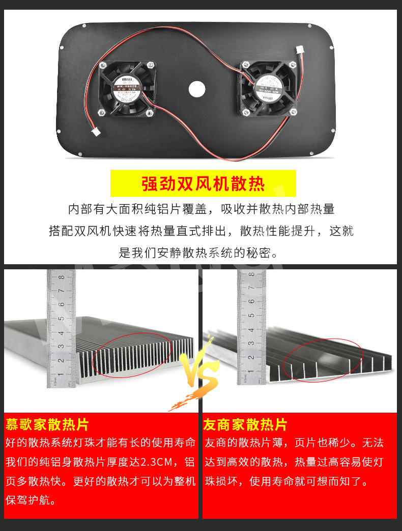 Stage lighting, audience lights, 200WCOB face lights, LED theater, wedding lights, bar flashing lights pic 17