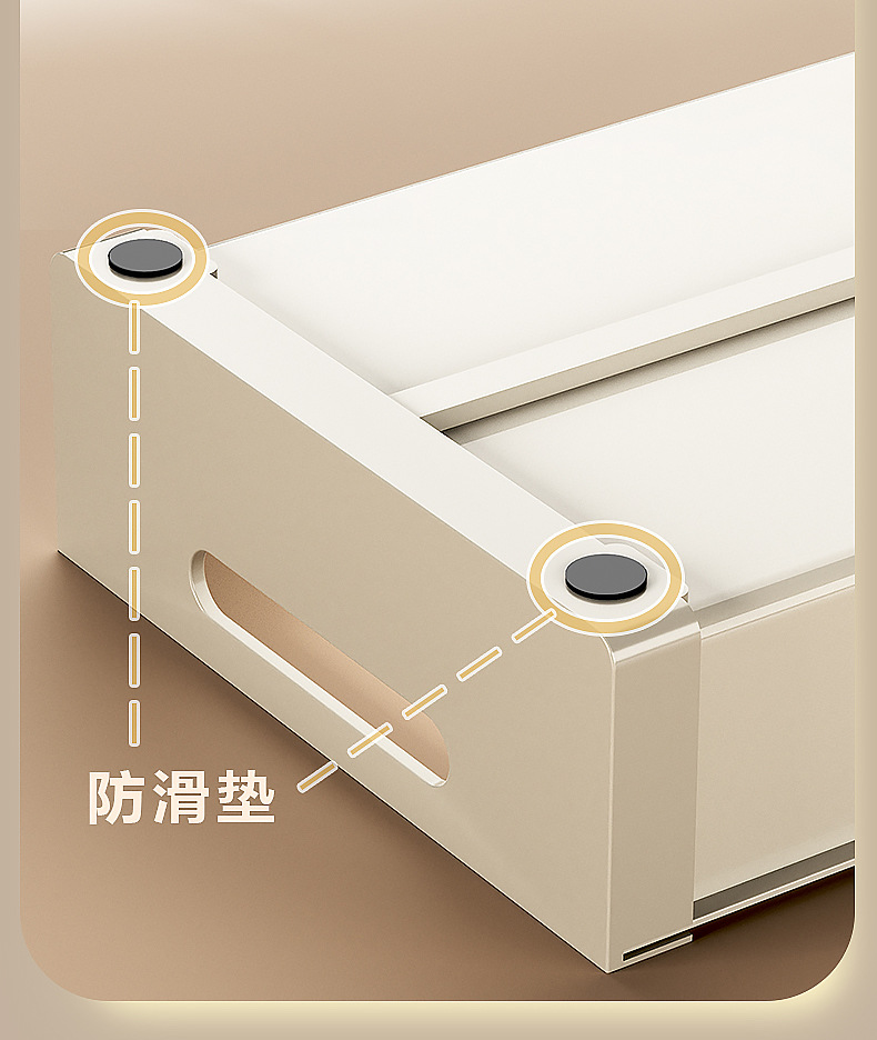 Space aluminum drawer storage partition cabinet, built-in knife, fork, chopsticks, spoon storage box, shelf, kitchen organization wonder pic 18