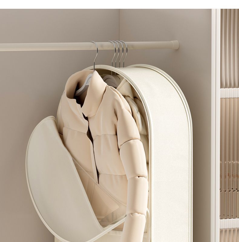 Cross-border twill Oxford fabric storage bag, home down jacket hanging bag, no need for air extraction, compressible overcoat suit dust cover pic 15