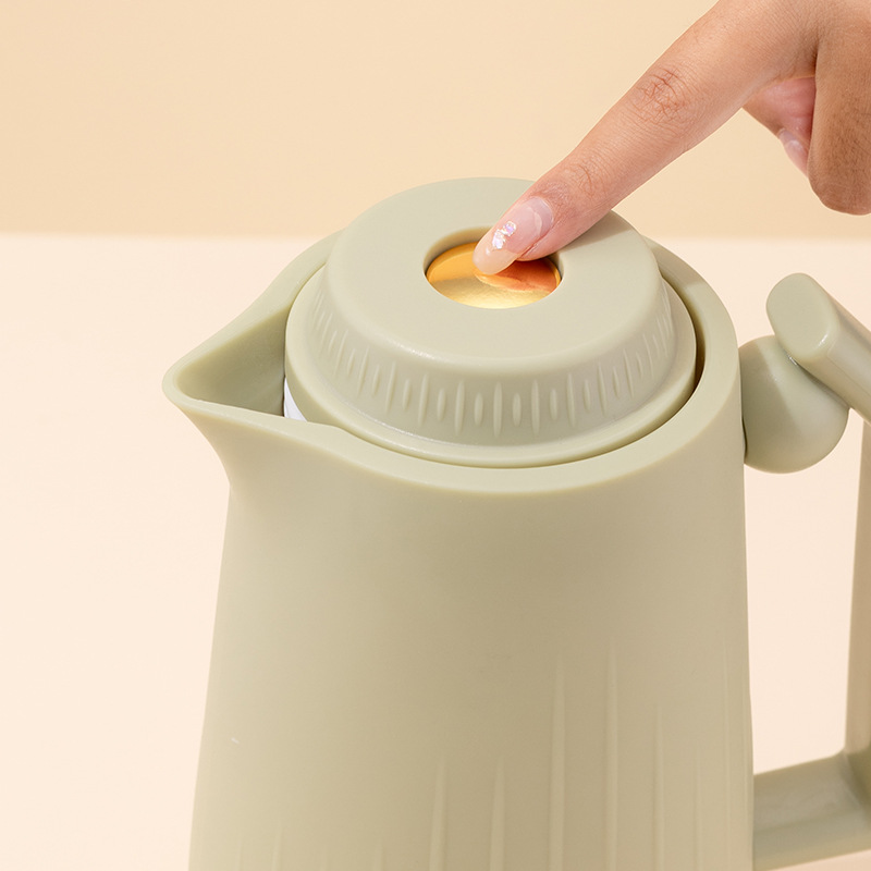 跨境大容量金盖真空保温壶 玻璃内胆家用保温瓶 批发商用咖啡壶 优质保温水壶 长效保温瓶详情14