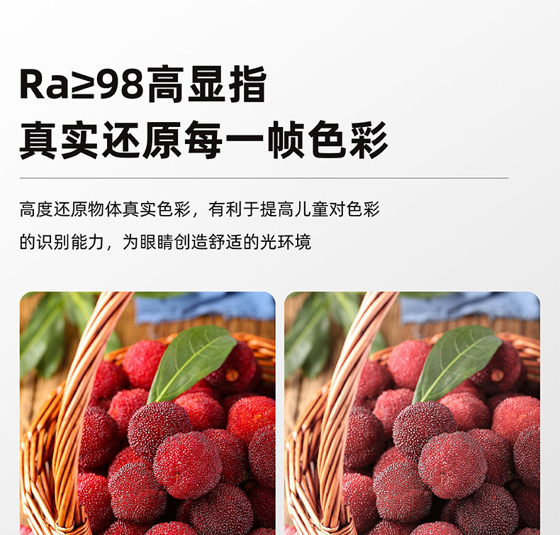 全光谱护眼灯带24V低压无频闪客厅吊顶线型灯高显98自粘led灯条详情6