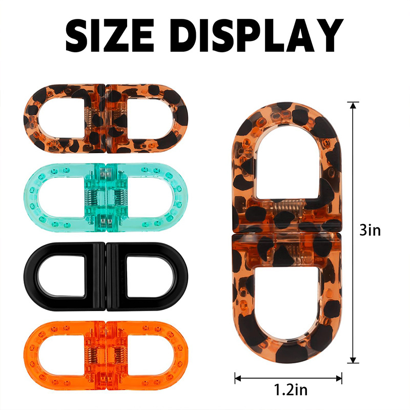智能磁吸发夹跨境出口 smart magnetic hair clip 创意磁吸扣发夹详情1