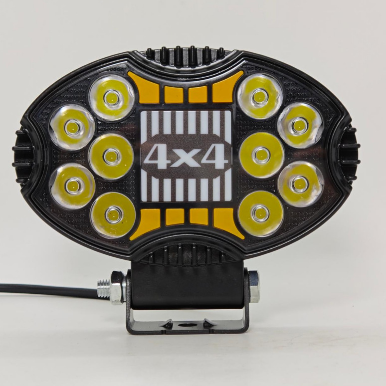 Round 4-inch square with daytime running lights, LED work lights, off-road vehicle spotlights, headlights and truck headlights pic 4