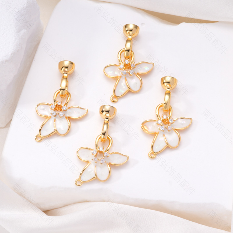 Pearl necklace, horn buckle, universal buckle, end buckle, hug buckle, bracelet connecting buckle, sweater chain, lap buckle, diy accessories pic 6