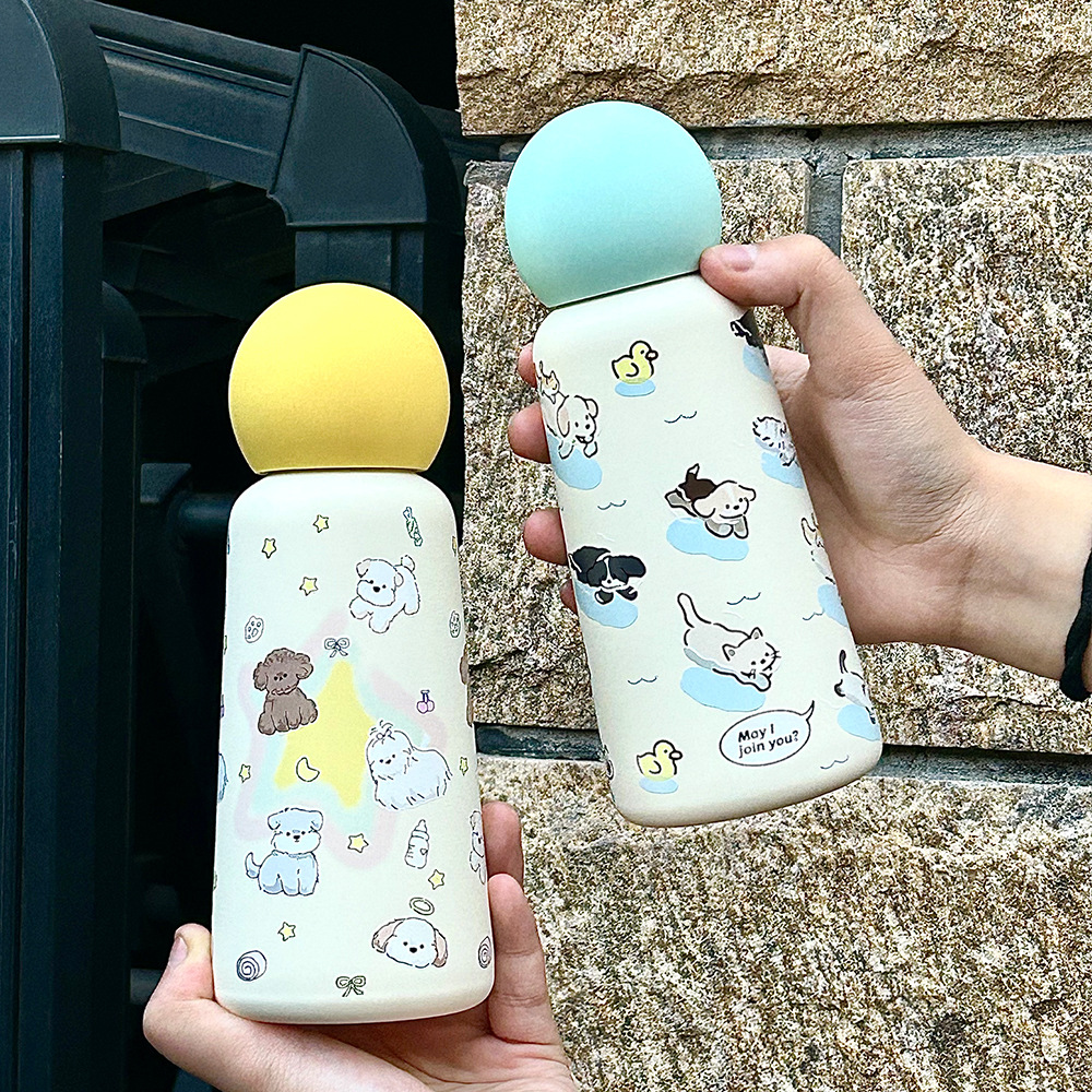 2025新款350ml不锈钢316保温杯创意可爱学生儿童便携户外运动水杯详情4