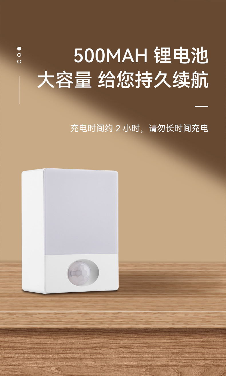 智能卧室感应小夜灯 儿童起夜灯台灯人体感应灯出口外贸批发 智能夜灯感应灯详情8