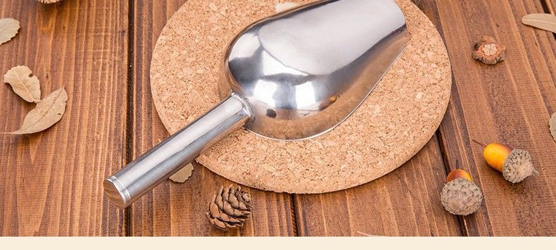 加厚不锈钢铲子冰铲加厚粮食面粉食品杂粮铲茶叶爆米花瓜子冰块铲详情3