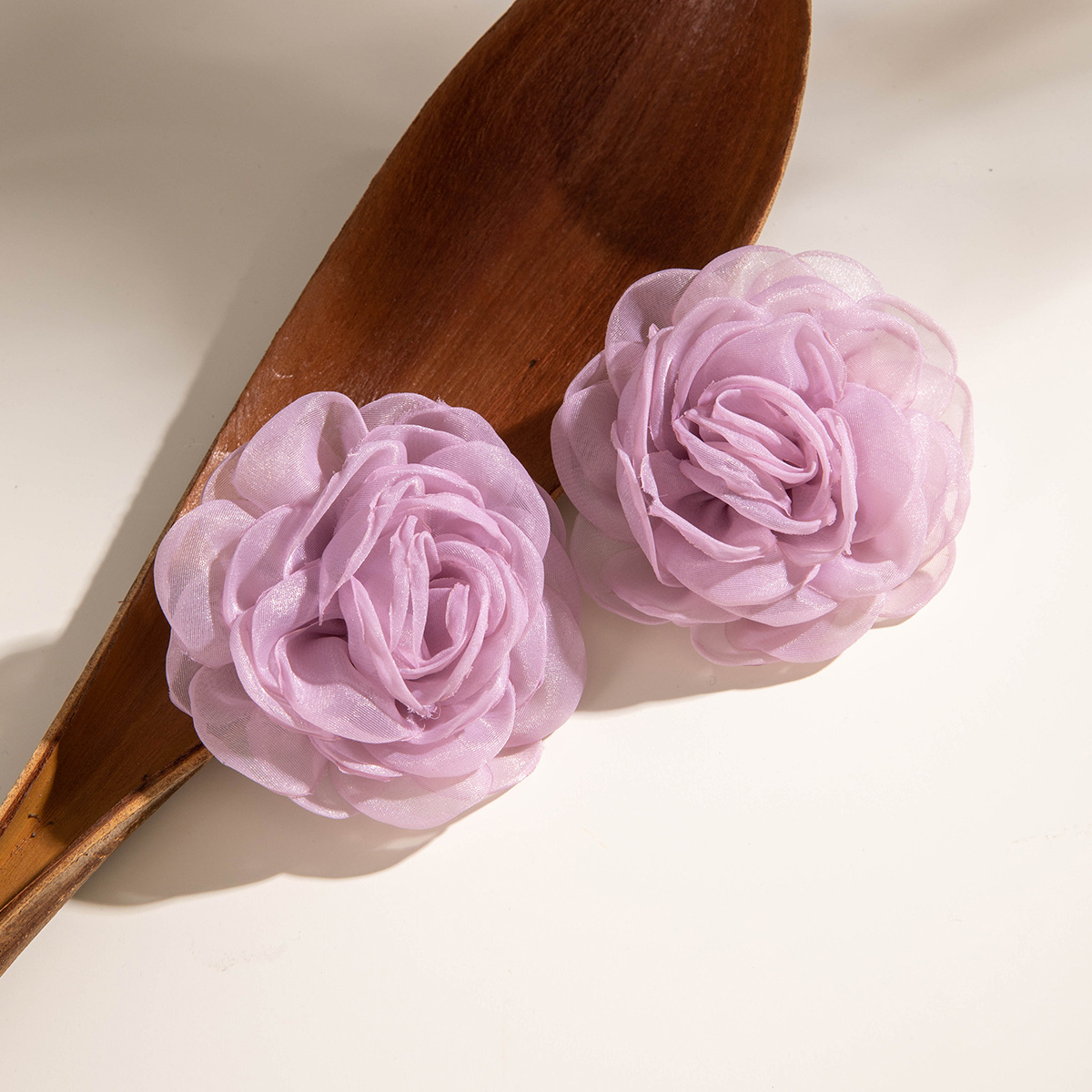 欧美跨境个性饰品紫色椭圆松石耳坠小众设计感玫瑰花朵耳环耳饰女详情29