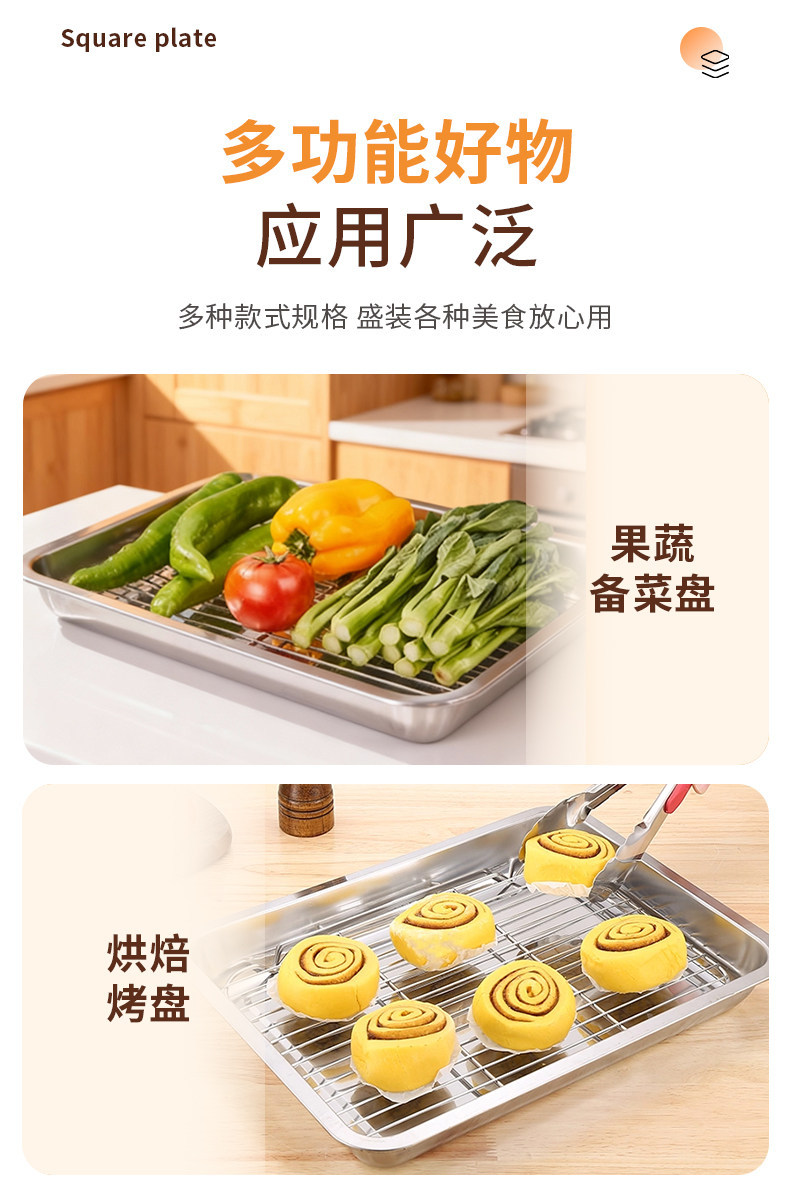不锈钢控油网架沥油托盘滤油滤水漏油盘子商用烧烤油炸串带网格盆详情11