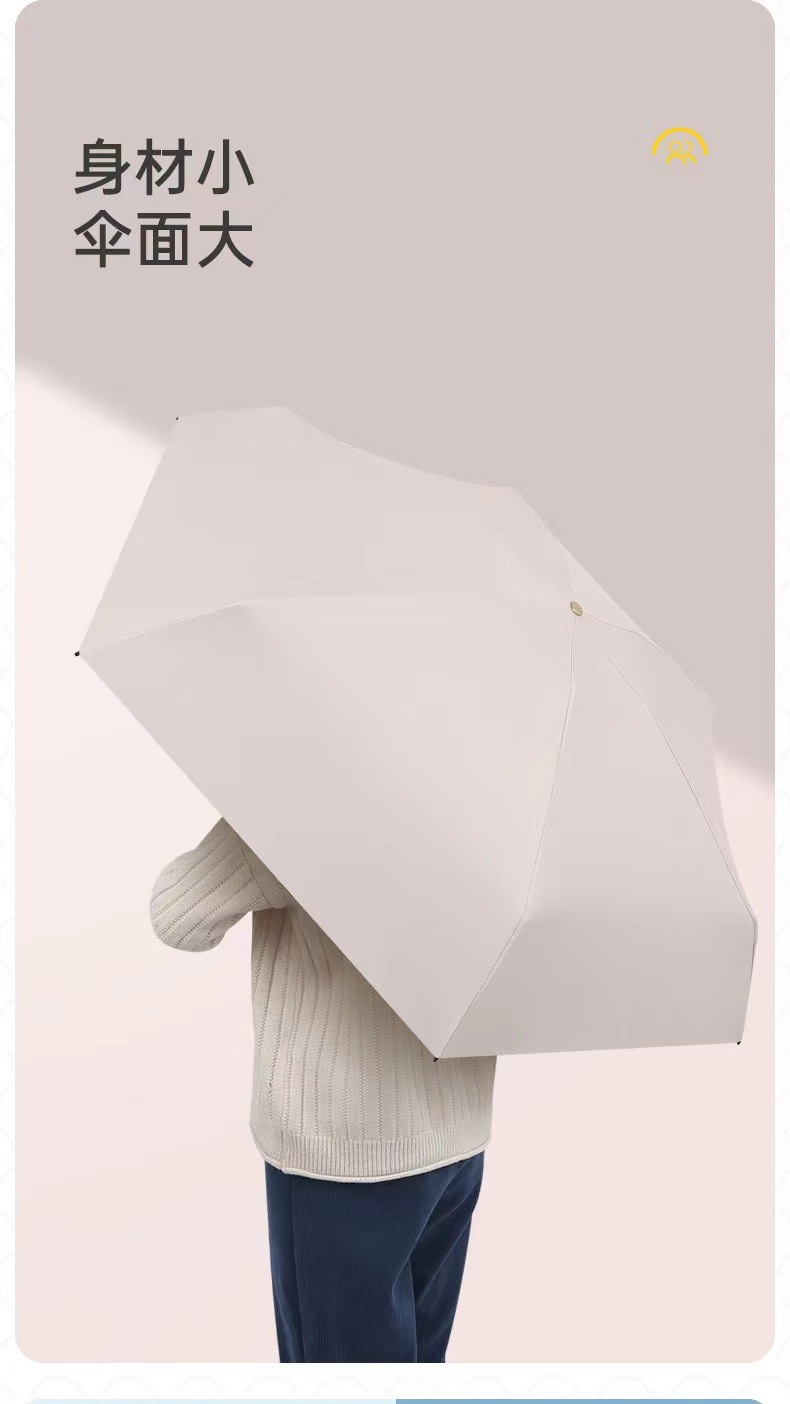 Fashionable portable all-weather sun umbrella, eyeglass case, 50% off umbrella, square sunglasses case for women, umbrella wholesale pic 7