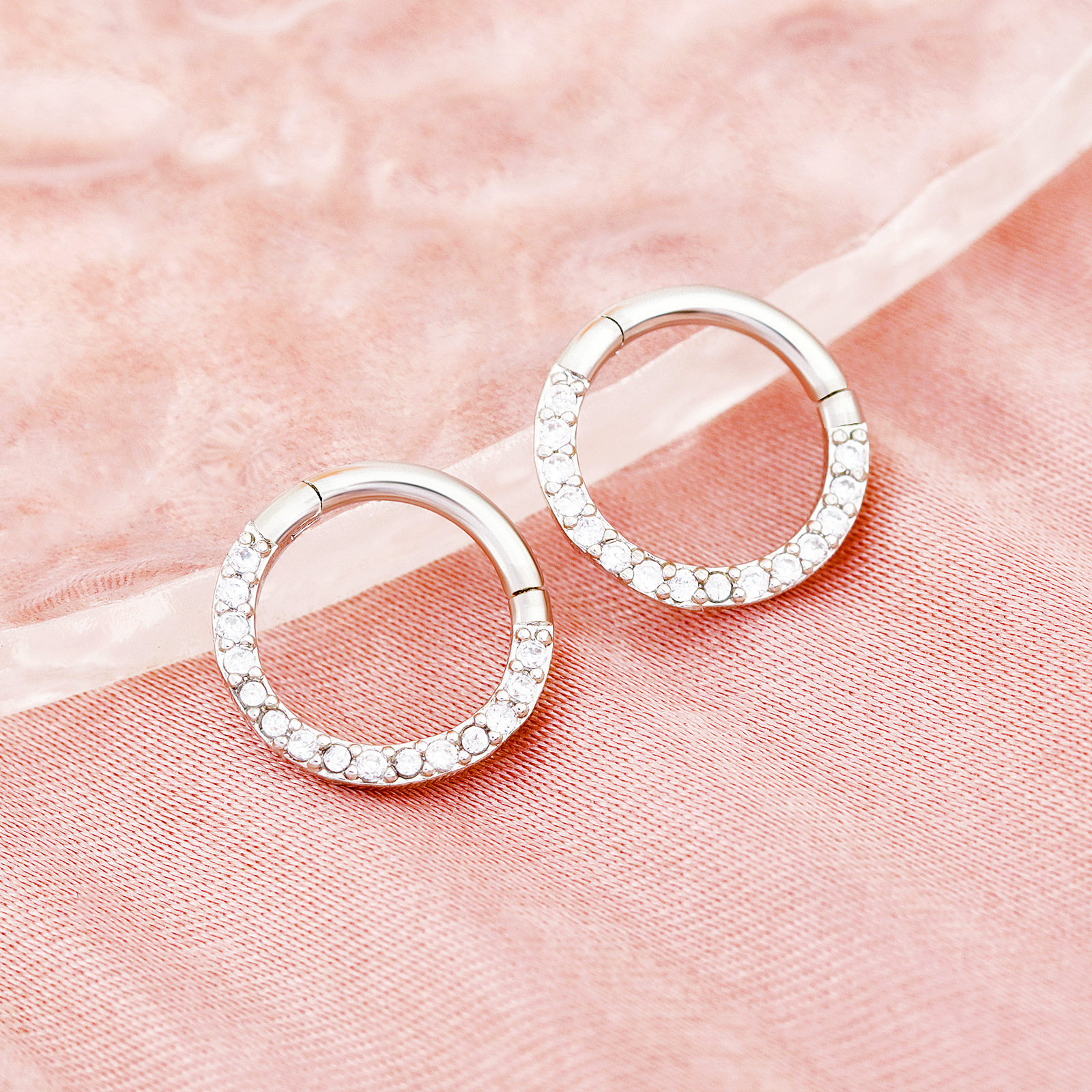 圆形镶钻耳饰鼻环穿刺 欧美跨境外贸耳饰批发 独特设计穿刺饰品 时尚潮流其他穿刺饰品详情22
