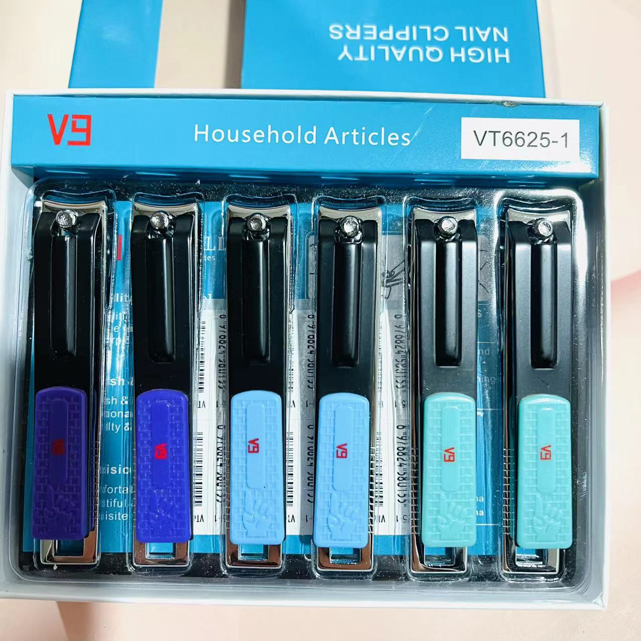 【 Office 】VT805-1D nail clippers 12 per box 600 per piece VT805-1D student household large nail clippers Nail clippers portable nail clippers 2 yuan wholesale supply pic 3