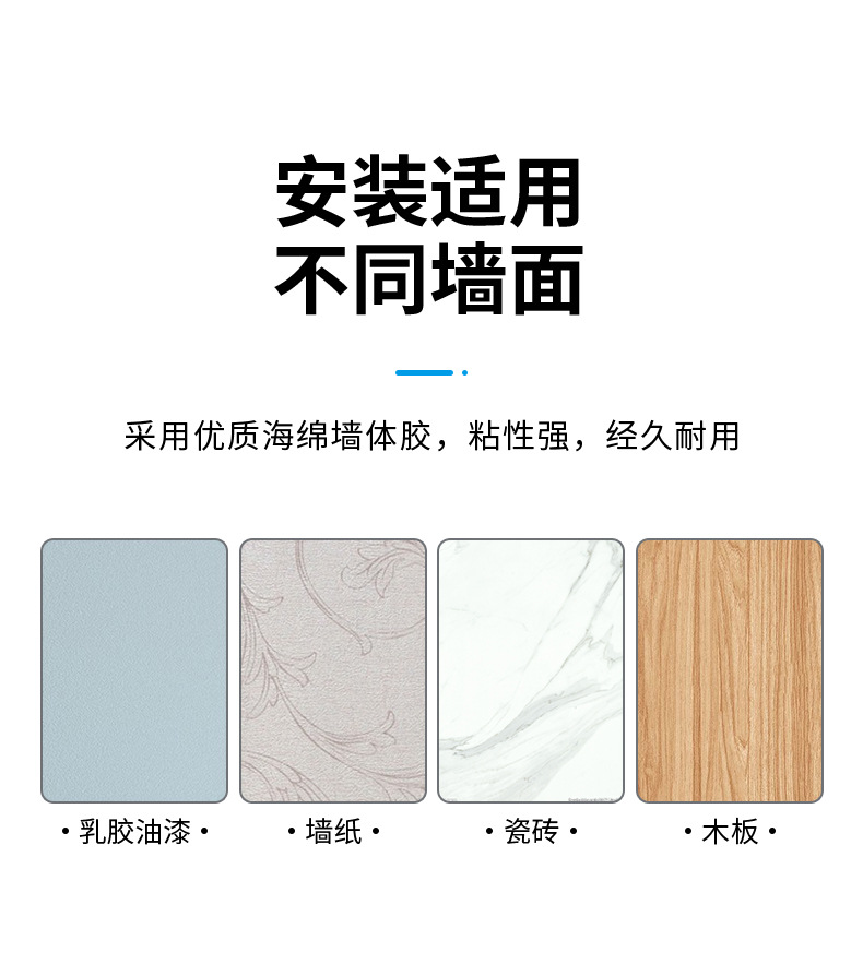 86-type exposed raised socket waterproof box, bathroom and toilet self-adhesive switch cover protective cover junction box pic 5