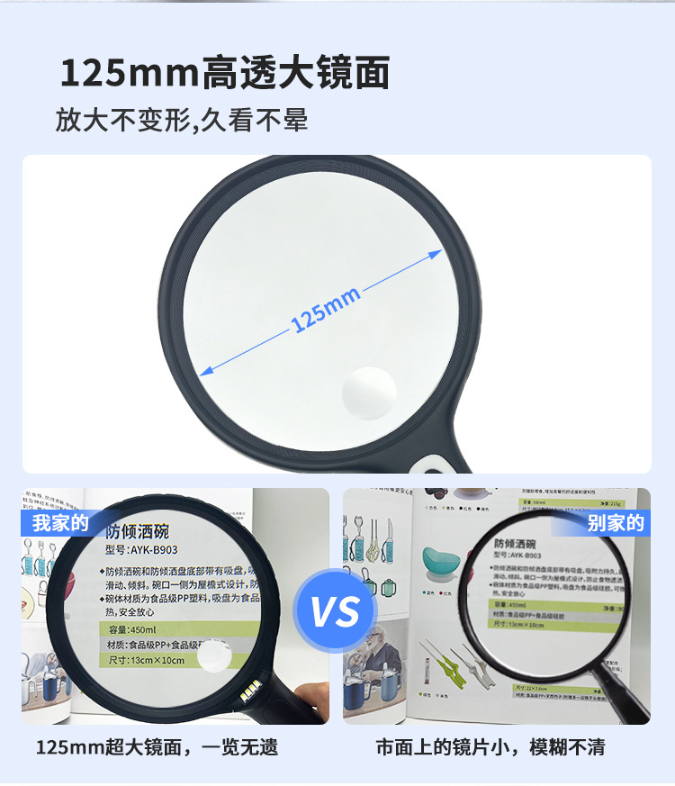 Elderly capacity assessment tools, nursing home magnifying glass, school supplies, elderly-friendly assistive rehabilitation devices for assessment pic 5