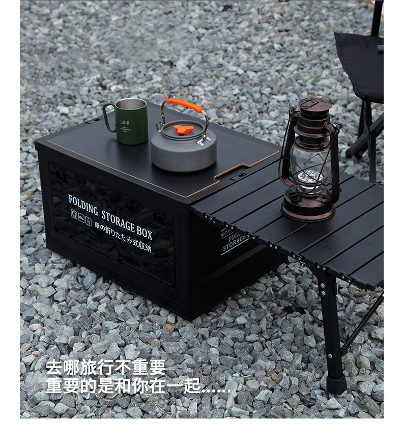 Tactical blackened box table, folding storage box table, home stool, home storage animal stool pic 9