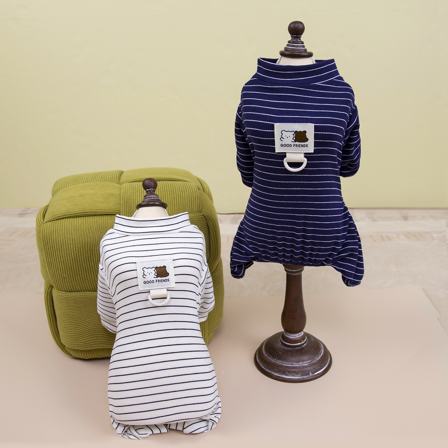 宠物条纹毛衣宠物服装猫狗衣服春夏款宠物狗狗衣服宠物服饰宠物衣服套装详情4