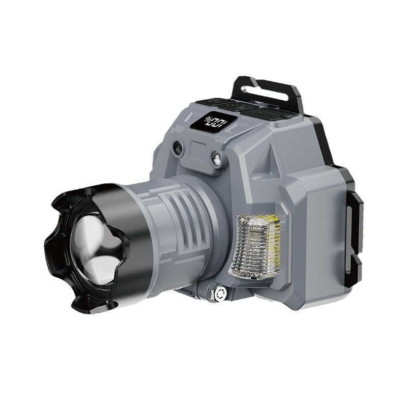 Rechargeable headlamp, high-intensity floodlight, headlamp body, outdoor sports, night running, work flashlight, multi-functional headlamp pic 3