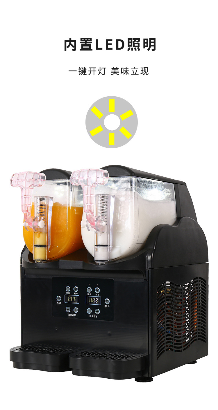 Popular manual snow melting machine, commercial snow slime machine, cold drink and ice cream machine, fully automatic juice and snow granule machine pic 8