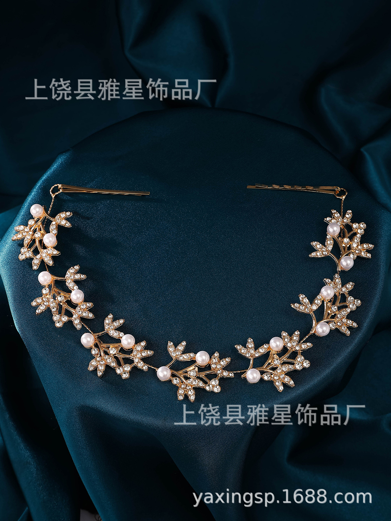 新款流行新娘头饰可爱百搭发带结婚饰品婚礼发带配饰头饰发箍详情15