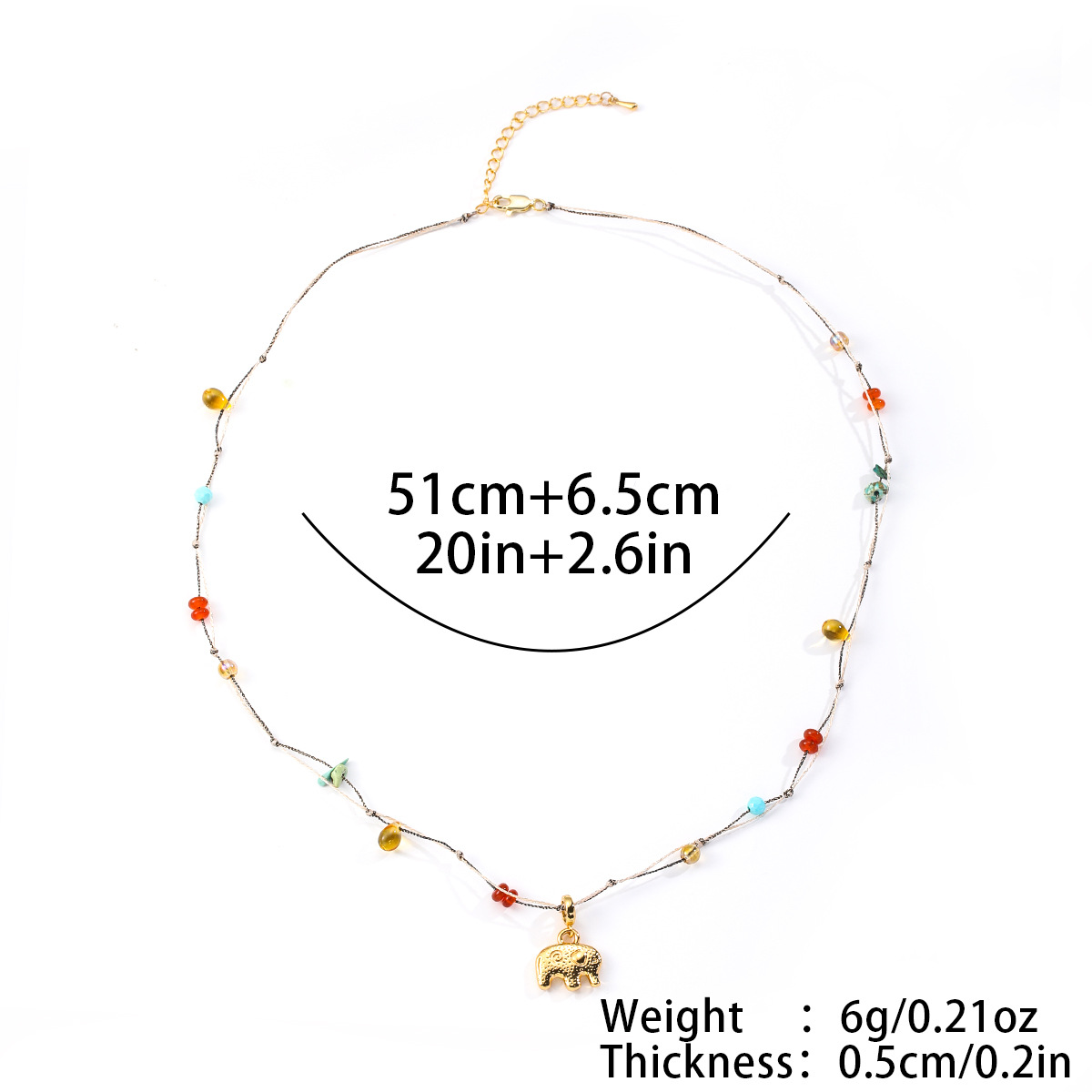 Nasha European and American cross-border long necklace for women, light luxury, niche, non-fading, tiger eye beaded mother-of-pearl sweater chain, long style pic 5