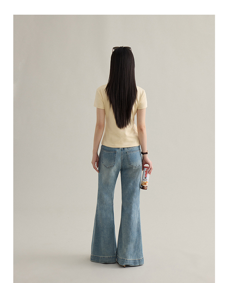 【 Blockbuster B: Super Comfortable Double-collar T-shirt with Upgraded Fabric 】 Spring short-sleeved T-shirt pic 66