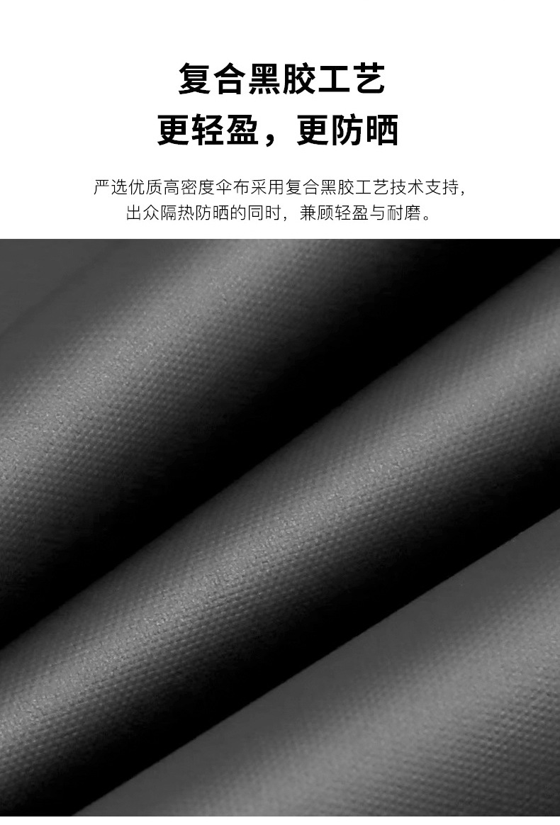 Ultra-light carbon fiber three-fold all-weather feather umbrella, portable pencil UV protection, sun protection and shade sun umbrella pic 9