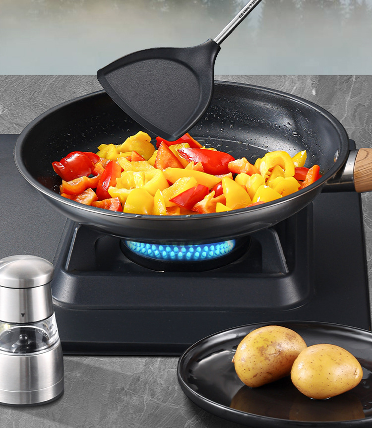 硅胶锅铲家用316食品级耐高温不粘锅防烫铲炒勺炒菜铲子套装详情15