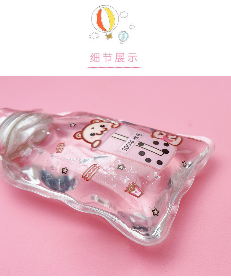冬季透明热水袋卡通PVC可爱暖身暖水袋学生冲水暖宝宝logo防漏详情9