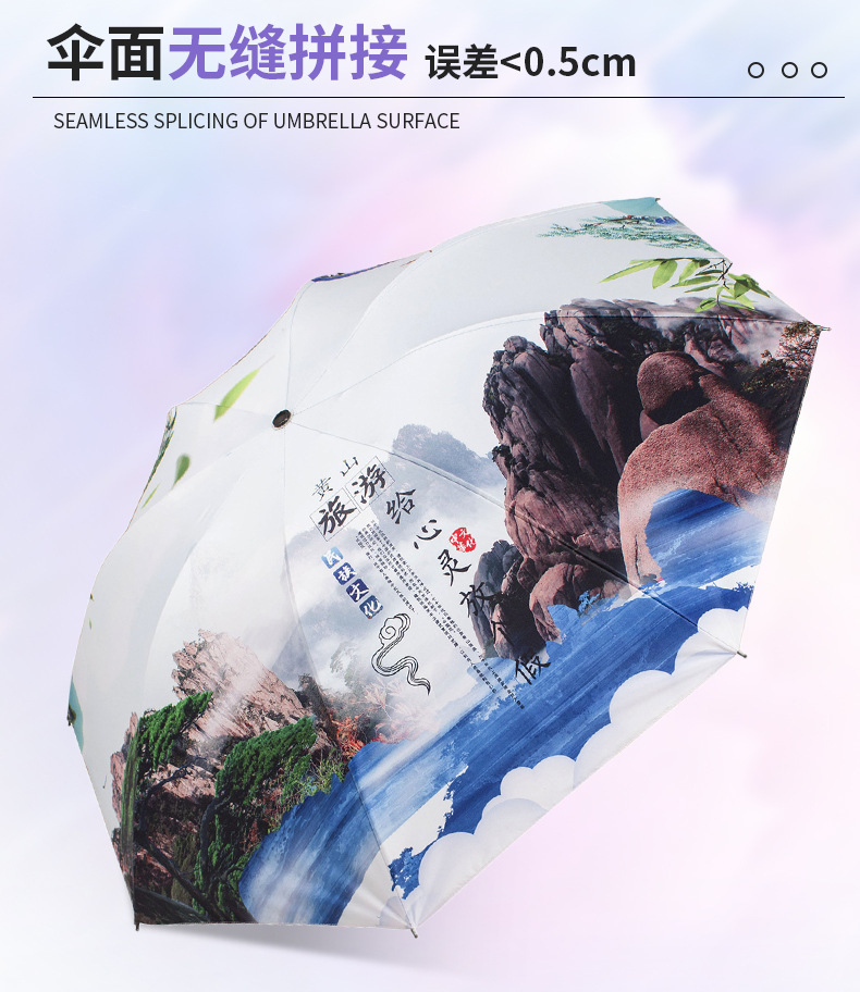 折叠遮阳雨伞定制logo来图定做可印图片彩色明星私人订制伞广告伞详情2