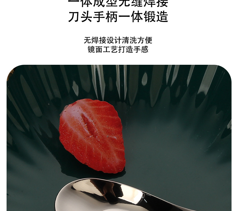 316 spoons, stainless steel spoons, 304 small soup spoons wholesale, spoons for household use, commercial use, Chinese trend style flat-bottomed spoons pic 13