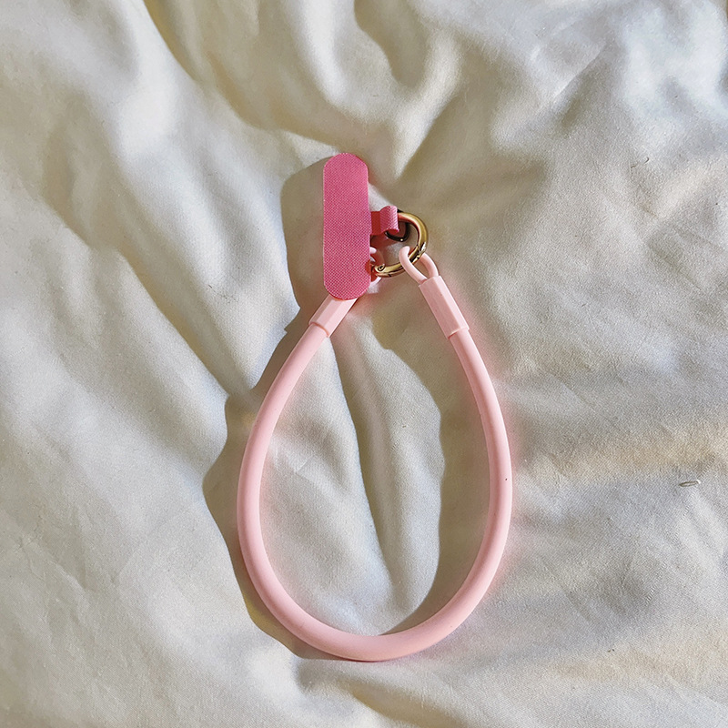 Simple orange single-buckle bracelet, phone case, pendant, ins keychain, schoolbag pendant, phone case, universal for women pic 9