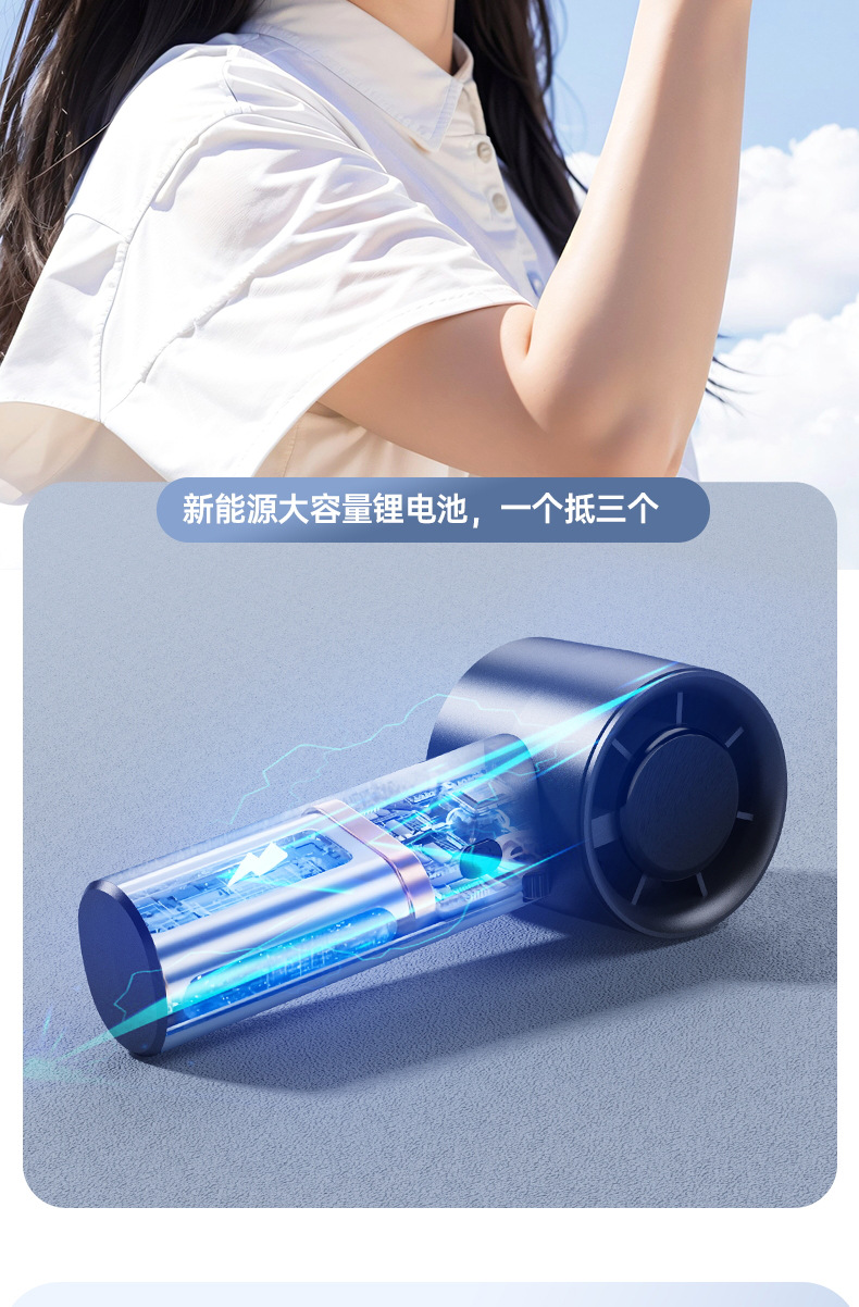 新款手持风扇迷你便携式小风扇usb充电桌面小电风扇批发直供跨境详情18
