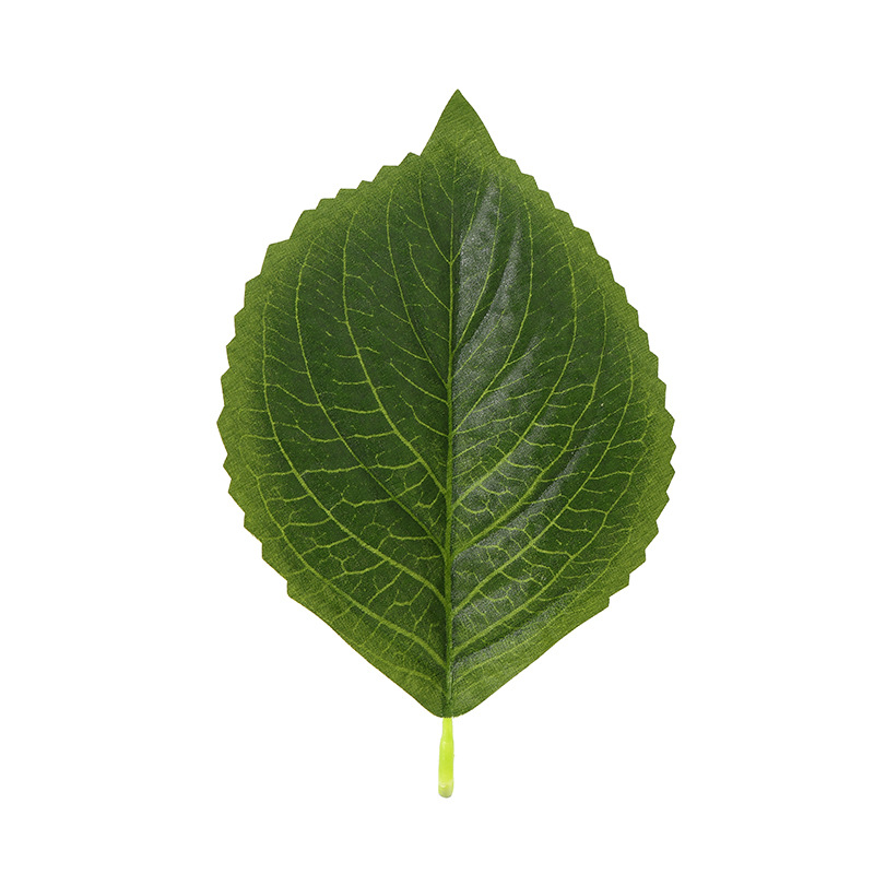 厂家直销仿真丝印绣球叶仿真绿植树叶批发橱窗摄影道具批发详情6