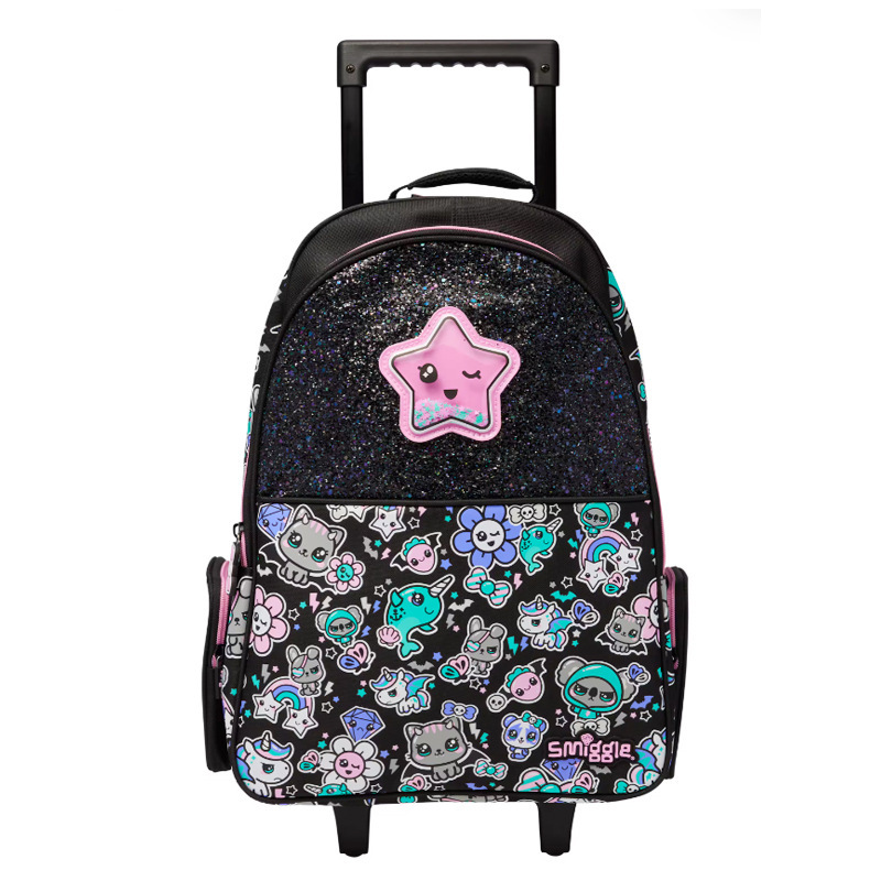 Australia nuevo Smiggle mochila de escuela primaria y secundaria gran capacidad mochila de dibujos animados para niños doble bolsa de pluma pic 22