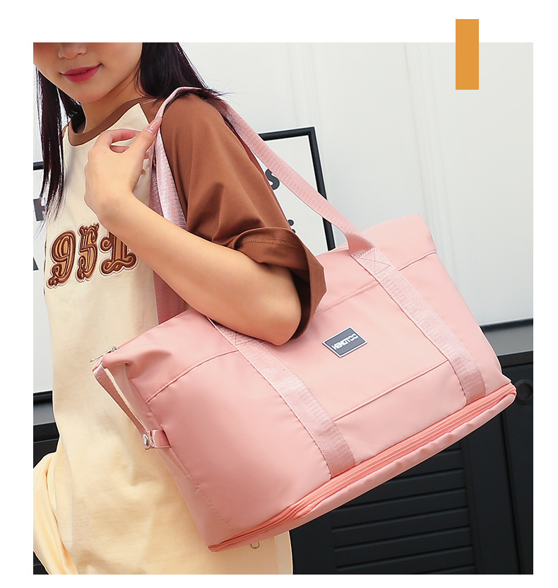 Large-capacity travel bag for women with a super large handle, portable for business trips, maternity storage bag, sports and fitness bag, luggage bag pic 12