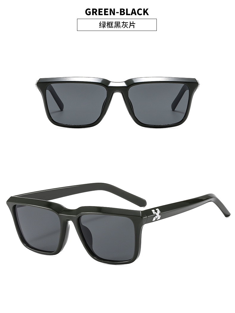 ins慵懒风格遮阳防晒太阳眼镜男 墨镜女高级感glasses太阳镜批发详情11