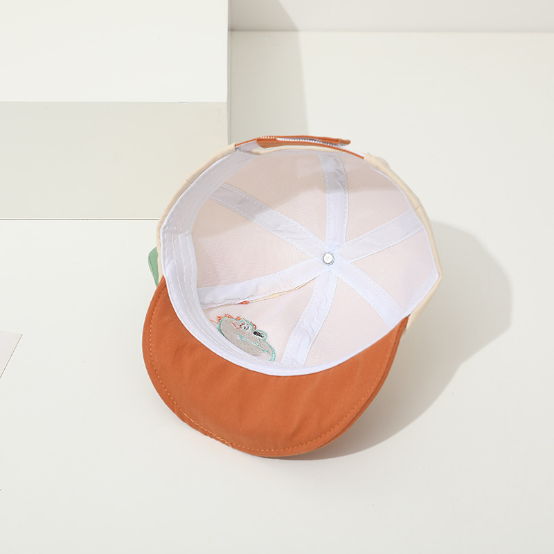 小恐龙宝宝鸭舌帽婴儿帽子春秋季男宝宝鸭舌帽可爱卡通遮阳童帽详情8