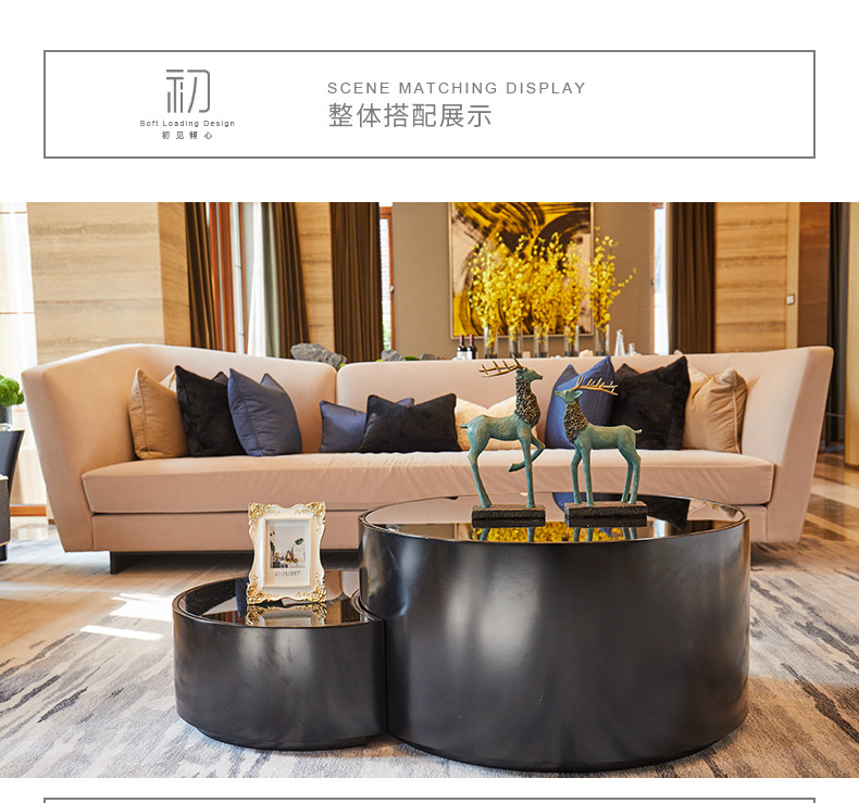 American-style elk ornaments, creative home living room TV cabinet, wine cabinet, soft furnishings, model room, housemoving gifts pic 2