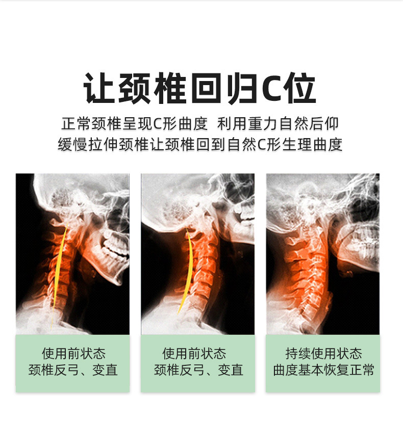 艾草枕头纯艾颈椎枕可拆卸护颈枕圆柱艾枕家用连体组合艾灸枕头详情11