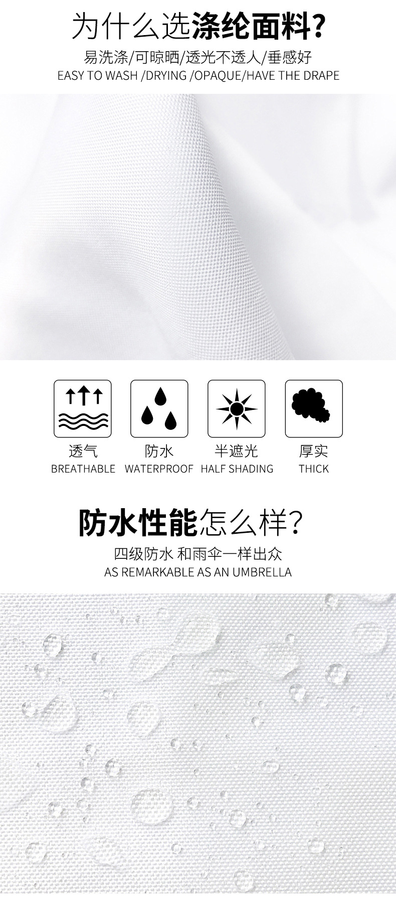 亚马逊北欧唯美梵高绘画浴帘加厚防水布现代极简数码印花跨境代发详情8